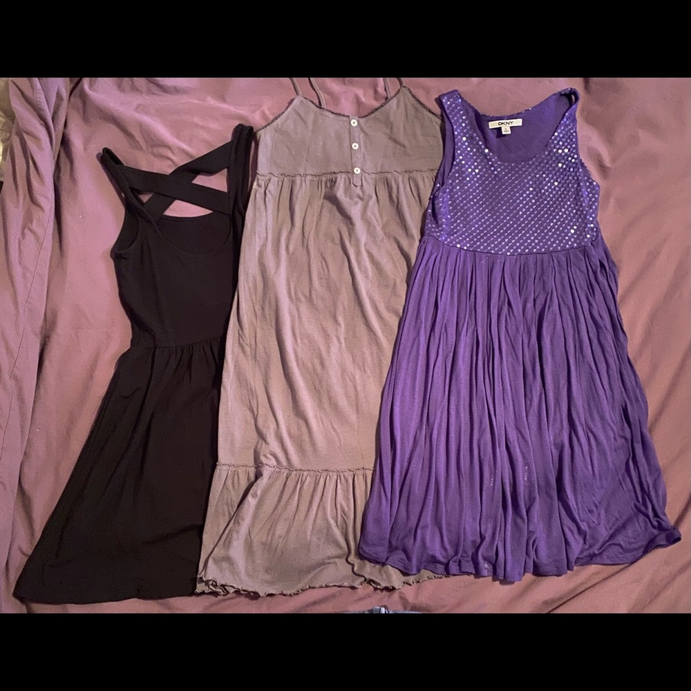 Three teen summer dresses.